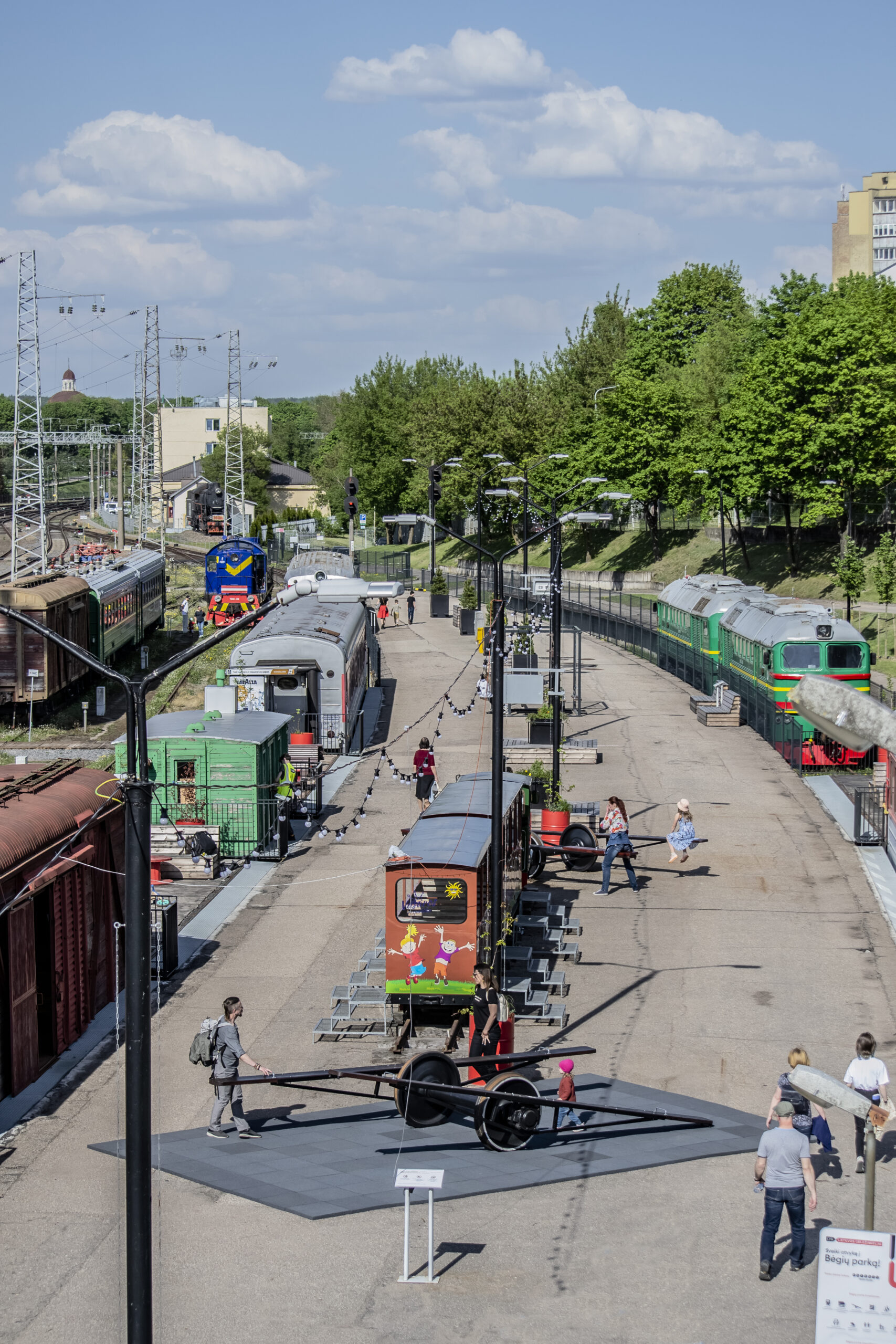 Lauko ekspozicija Bėgių parke