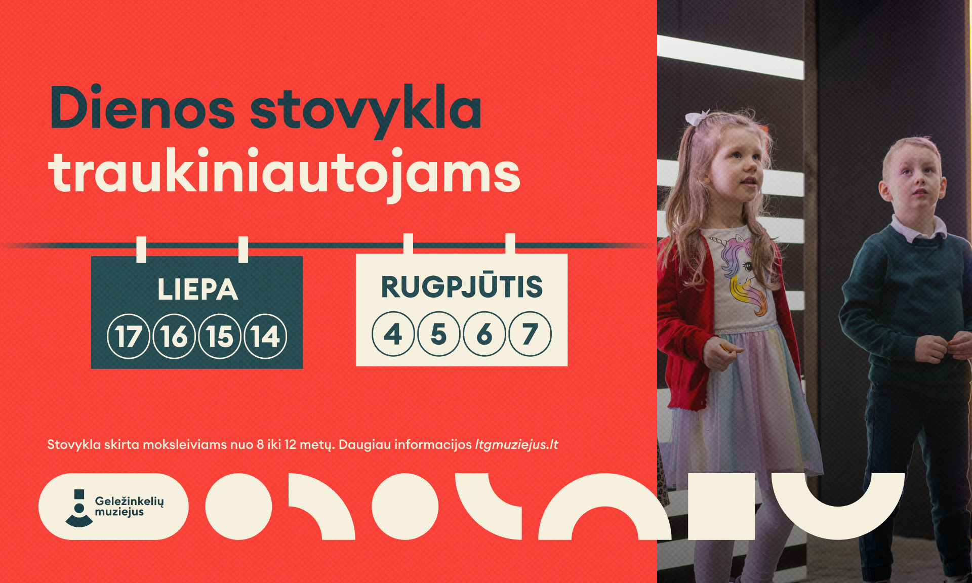 Dienos stovykla traukiniautojams