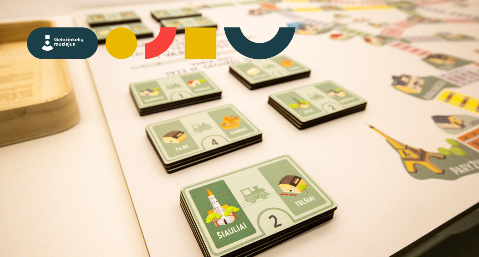 Edukacinis žaidimas šeimoms '"Paslaptis tarp bėgių"